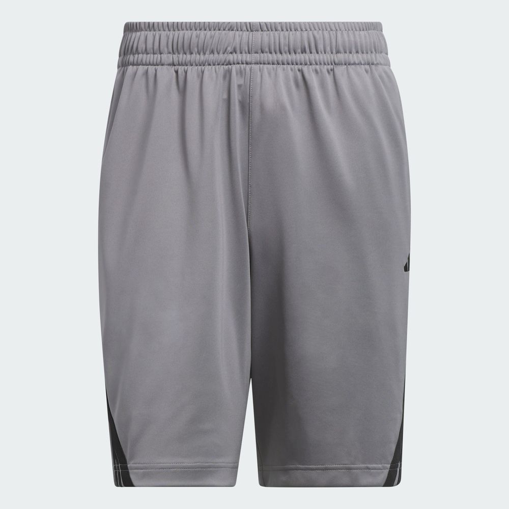Foto 4 pulgar | Short Adidas 3-stripes Gris