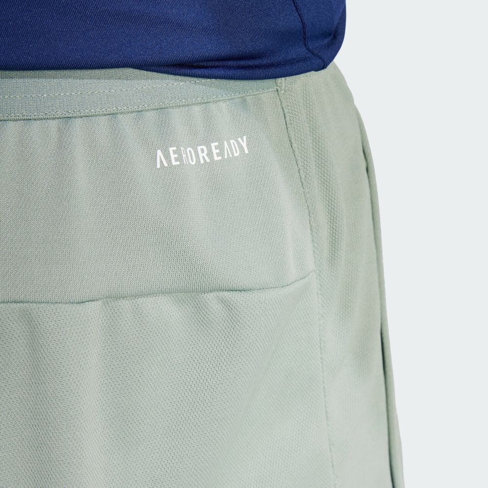 Foto 8 pulgar | Shorts Train Essentials Logo Adidas Verde Hombre