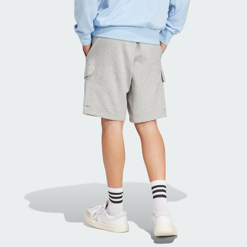 Foto 5 pulgar | Shorts de Cargo Adidas Essentials Feel Cozy Felpa Gris