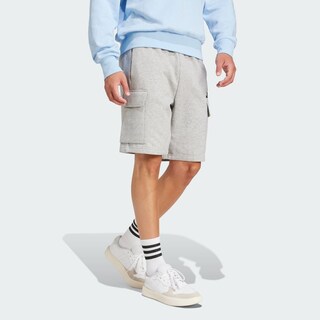 Foto 5 | Shorts de Cargo Adidas Essentials Feel Cozy Felpa Gris
