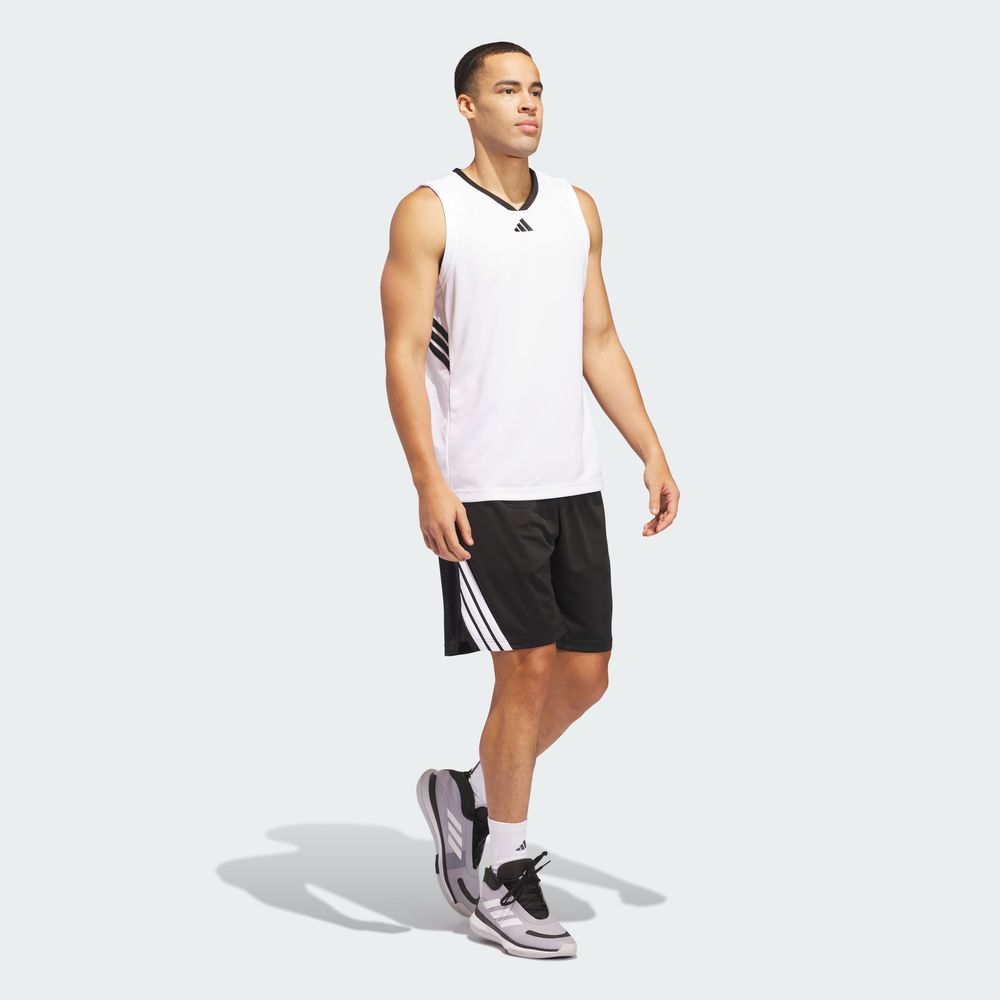 Foto 6 pulgar | 3-stripes Short Adidas Negro Hombre