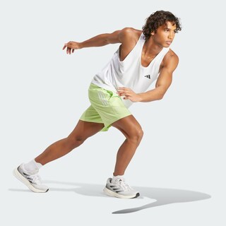 Foto 6 | Shorts Own The Run Adidas Verde Hombre