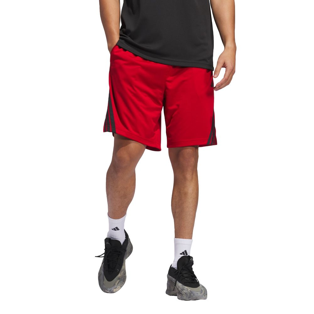 Foto 3 pulgar | 3-stripes Short Adidas Rojo Hombre