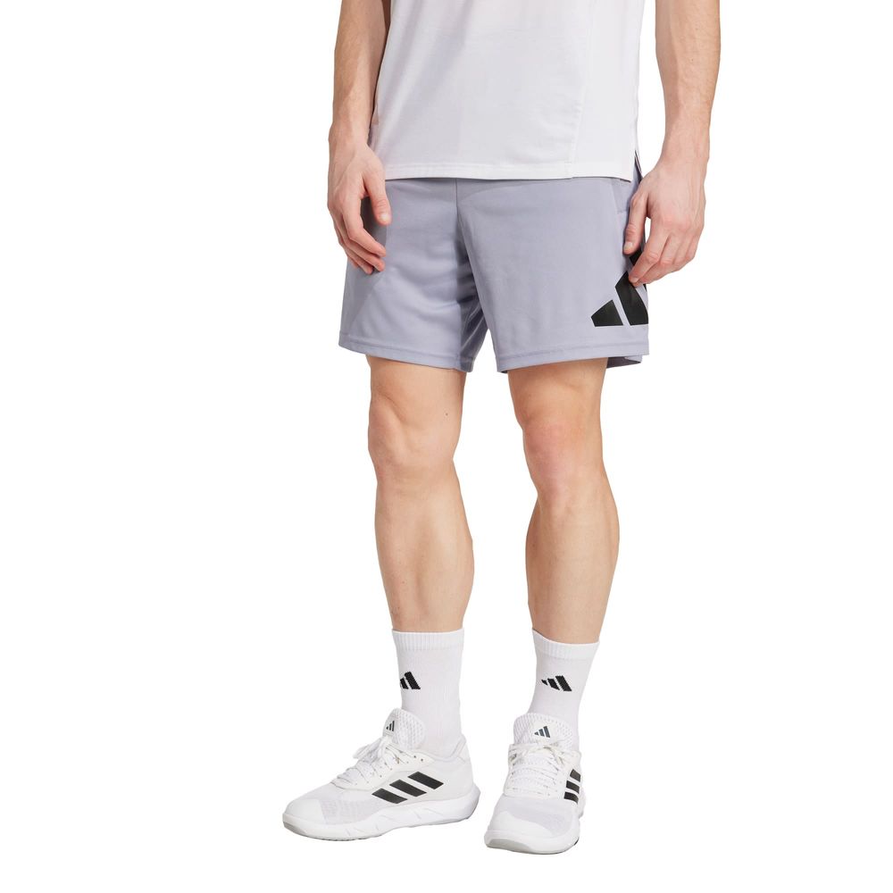 Foto 3 pulgar | Shorts Train Essentials Logo Adidas Violeta Hombre