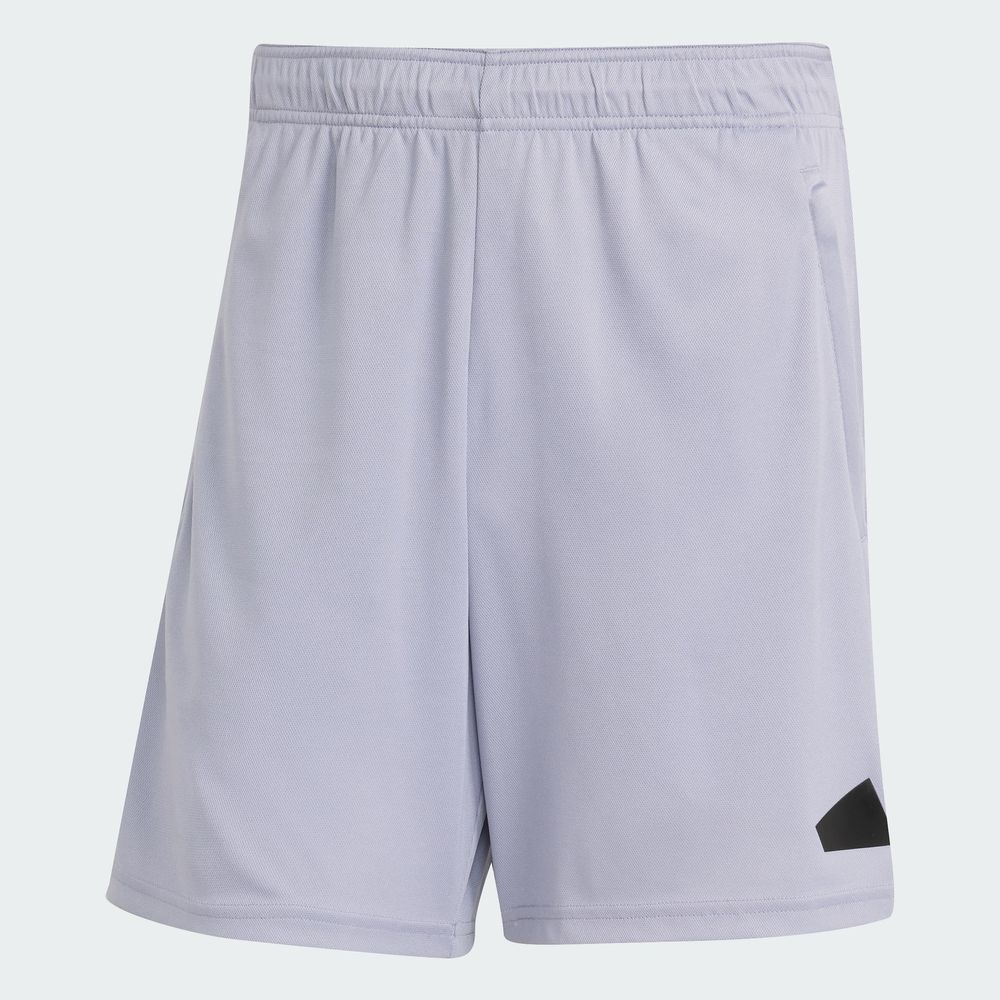 Foto 4 pulgar | Shorts Train Essentials Logo Adidas Violeta Hombre