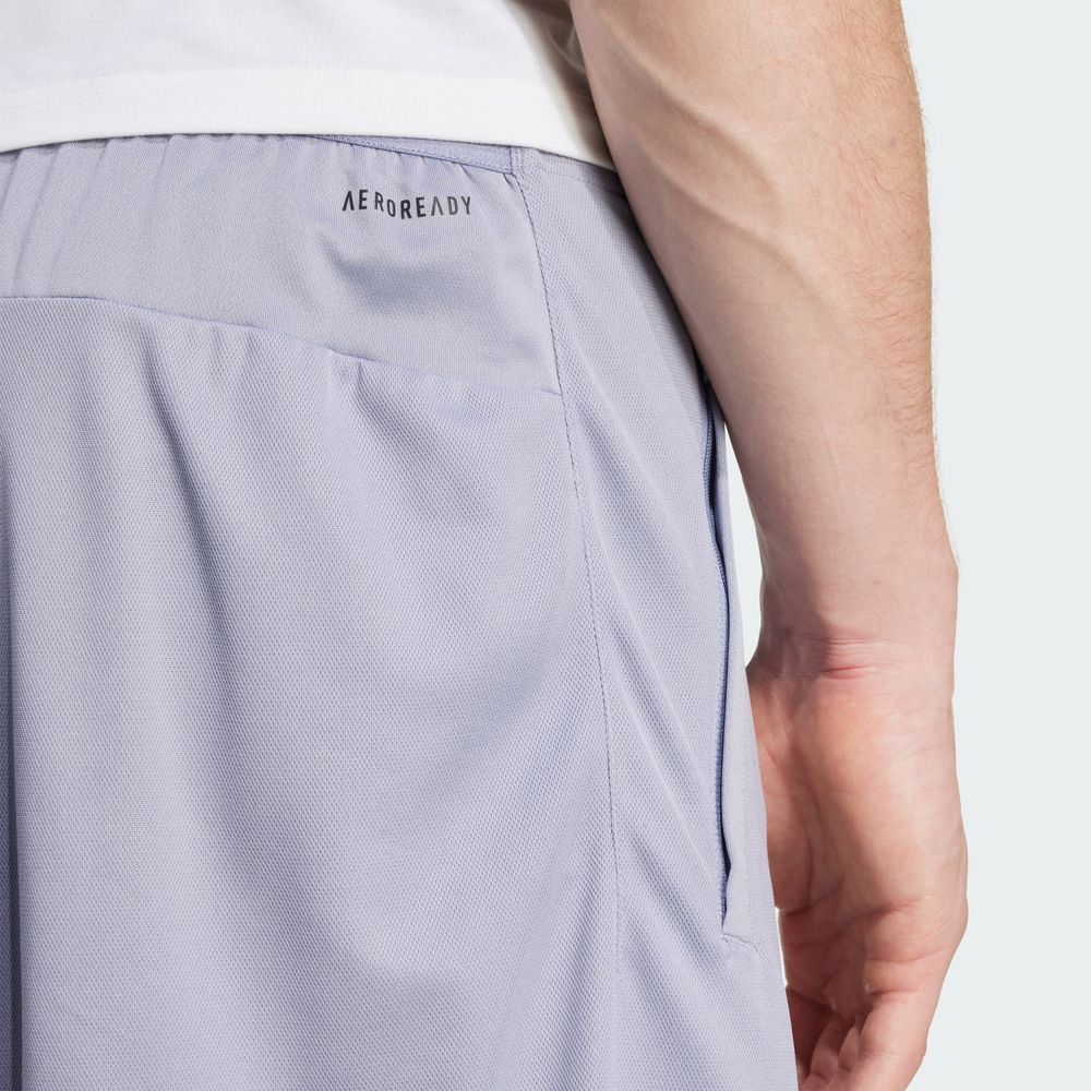 Foto 8 pulgar | Shorts Train Essentials Logo Adidas Violeta Hombre