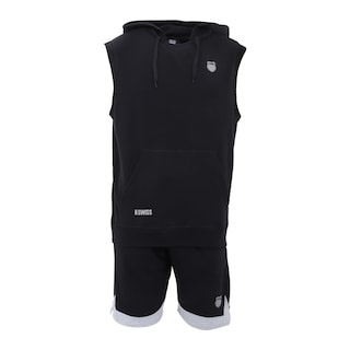 Foto 6 | Conjunto Short Y Chaleco Deportivo K-swiss Crew Negro Para Hombre