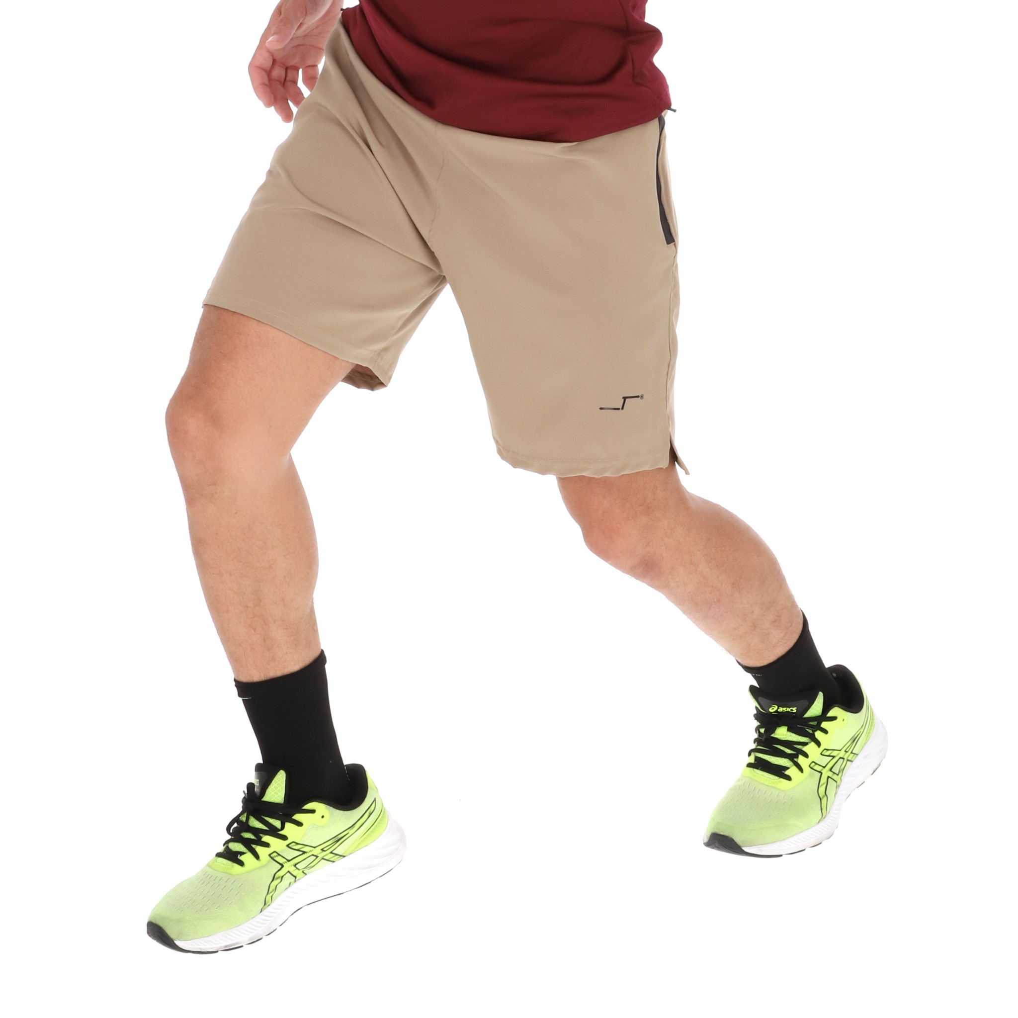 Foto 4 pulgar | Short Deportivo Para Hombre Color Beige Chb Chili Beans Clothing Co.
