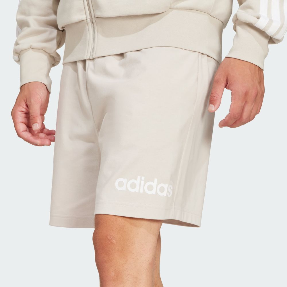 Foto 7 | Shorts Essentials Linear Single Jersey Adidas Gris Hombre