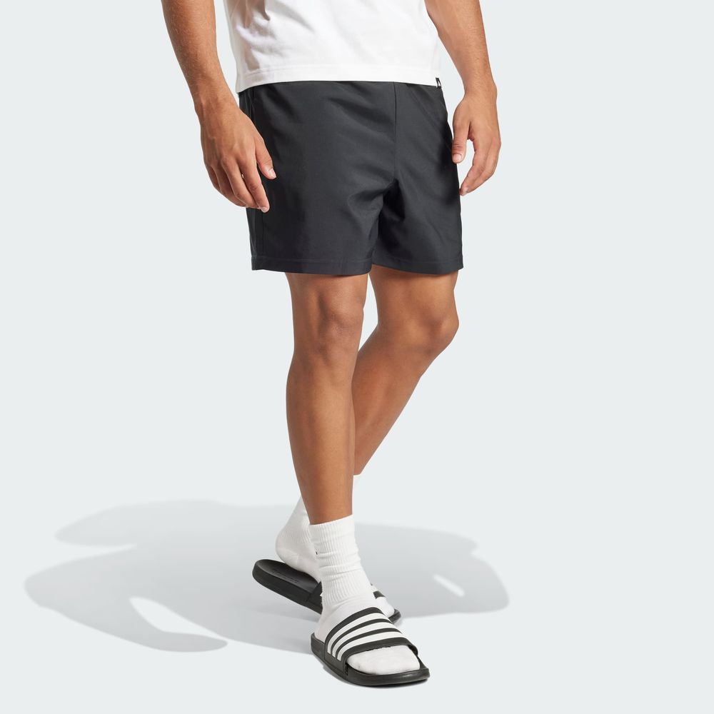 Foto 6 pulgar | Shorts Chelsea Essentials Logo Pequeño Adidas Negro Hombre