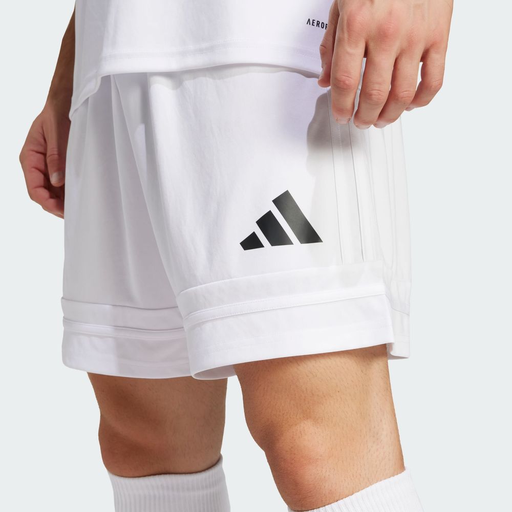 Foto 9 pulgar | Shorts Squadra 25 Adidas Blanco Hombre