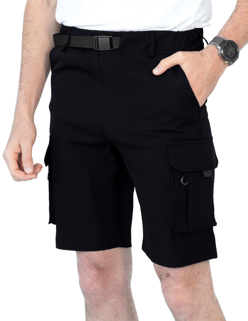 Foto 4 pulgar | Short Hombre Kimy-le2504 Roosevelt Negro