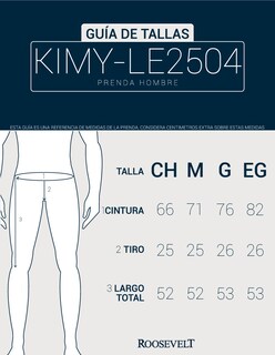 Foto 7 | Short Hombre Kimy-le2504 Roosevelt Negro