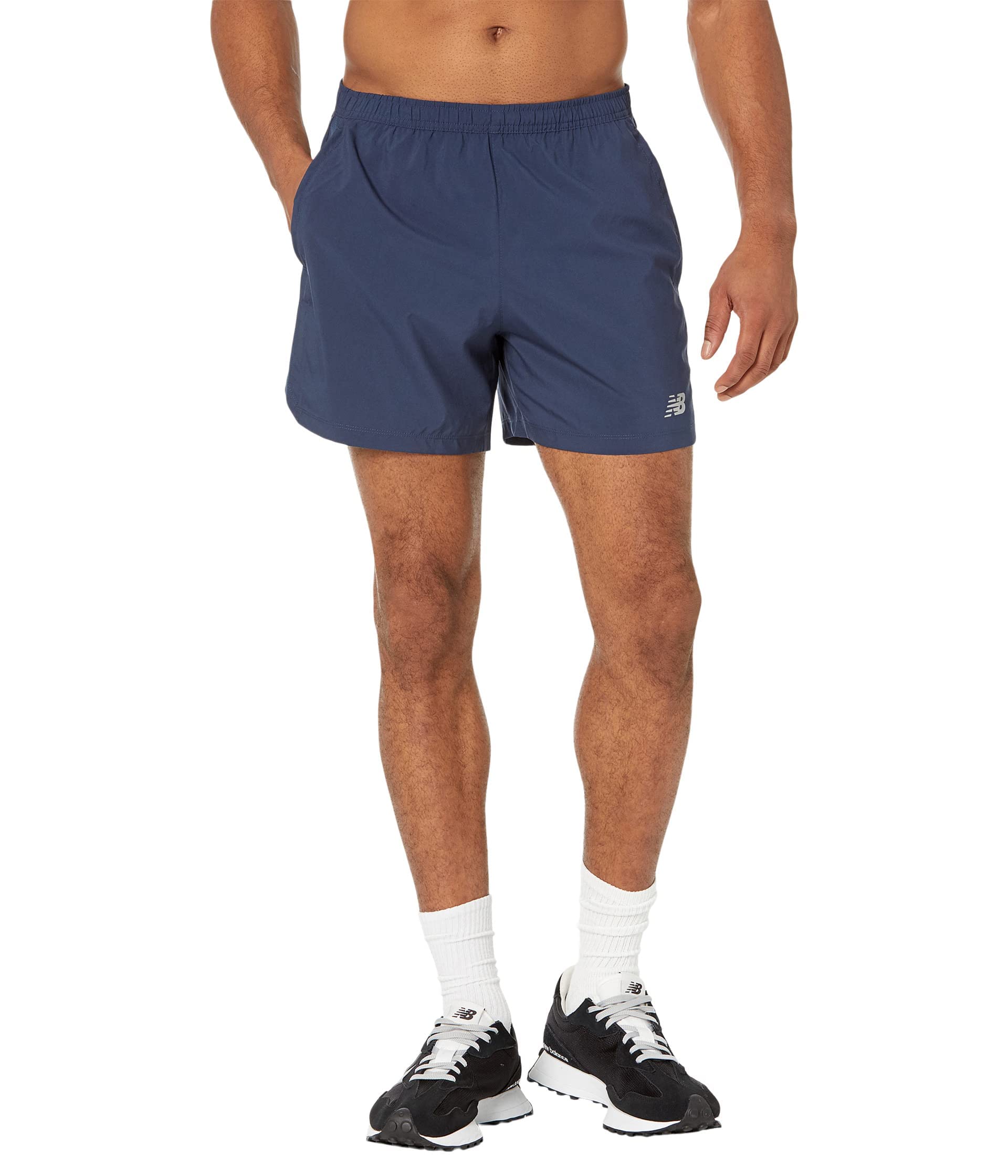 Foto 2 pulgar | Pantalones Cortos New Balance Accelerate Para Hombre Natural Indigo 4xl - Venta Internacional.