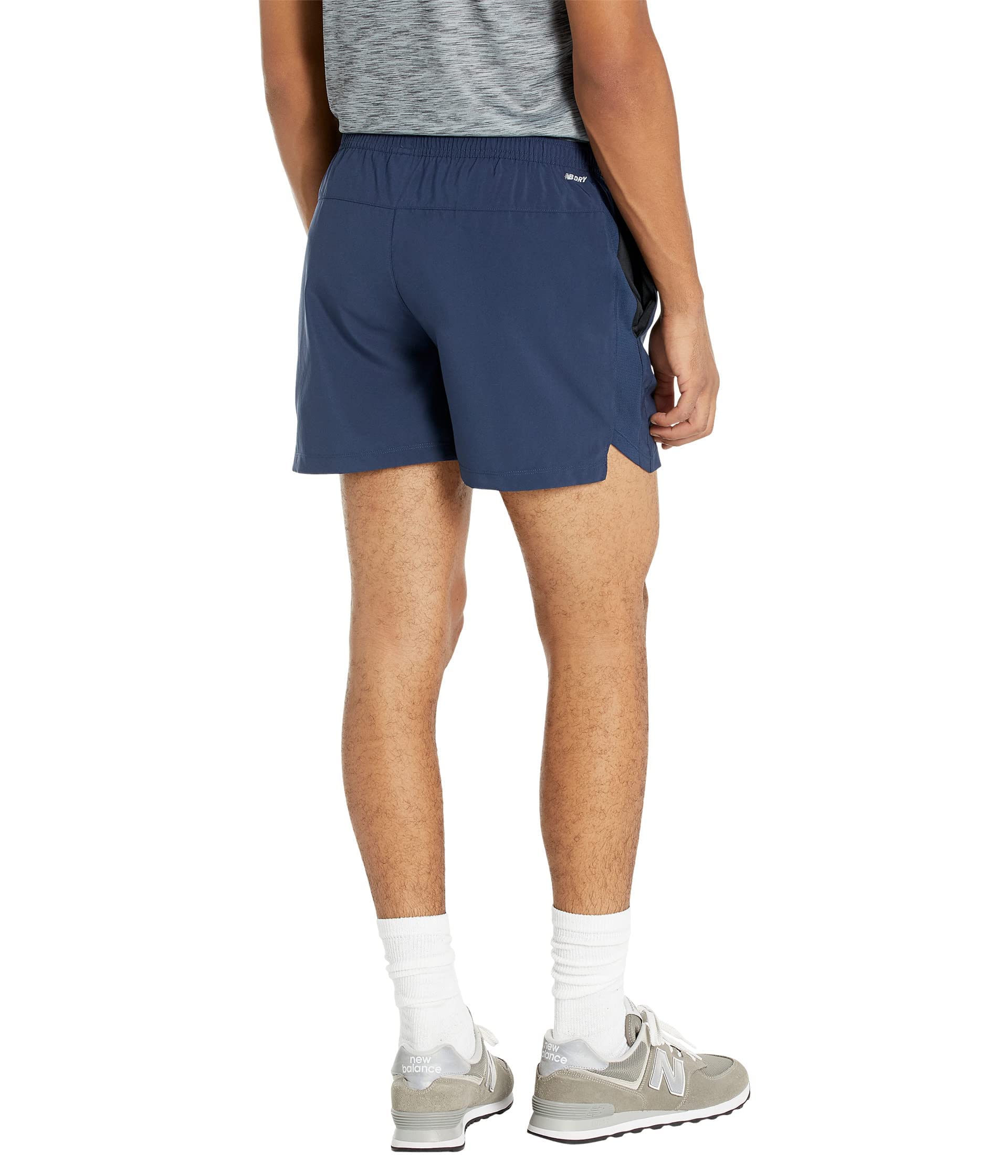 Foto 3 pulgar | Pantalones Cortos New Balance Accelerate Para Hombre Natural Indigo 4xl - Venta Internacional.