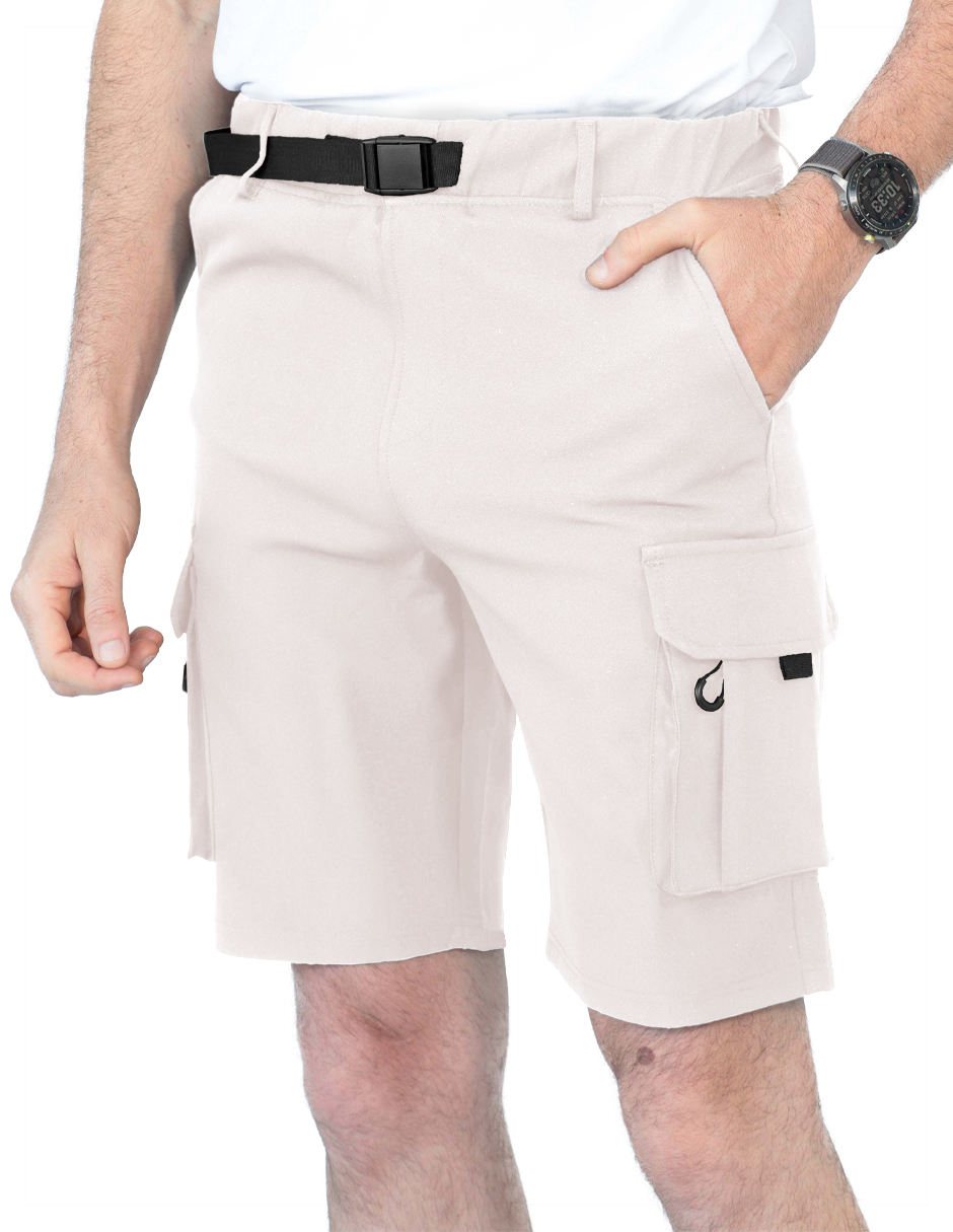 Foto 4 pulgar | Short Hombre Kimy-le2504 Roosevelt Beige