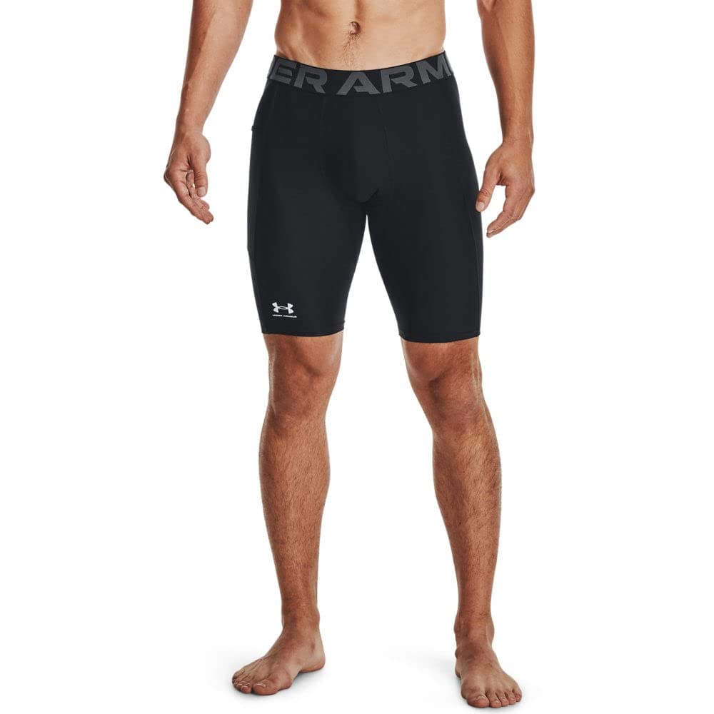 Foto 2 pulgar | Pantalones Cortos Under Armour Heatgear Pocket Long Para Hombre, Color Negro, Talla M - Venta Internacional.