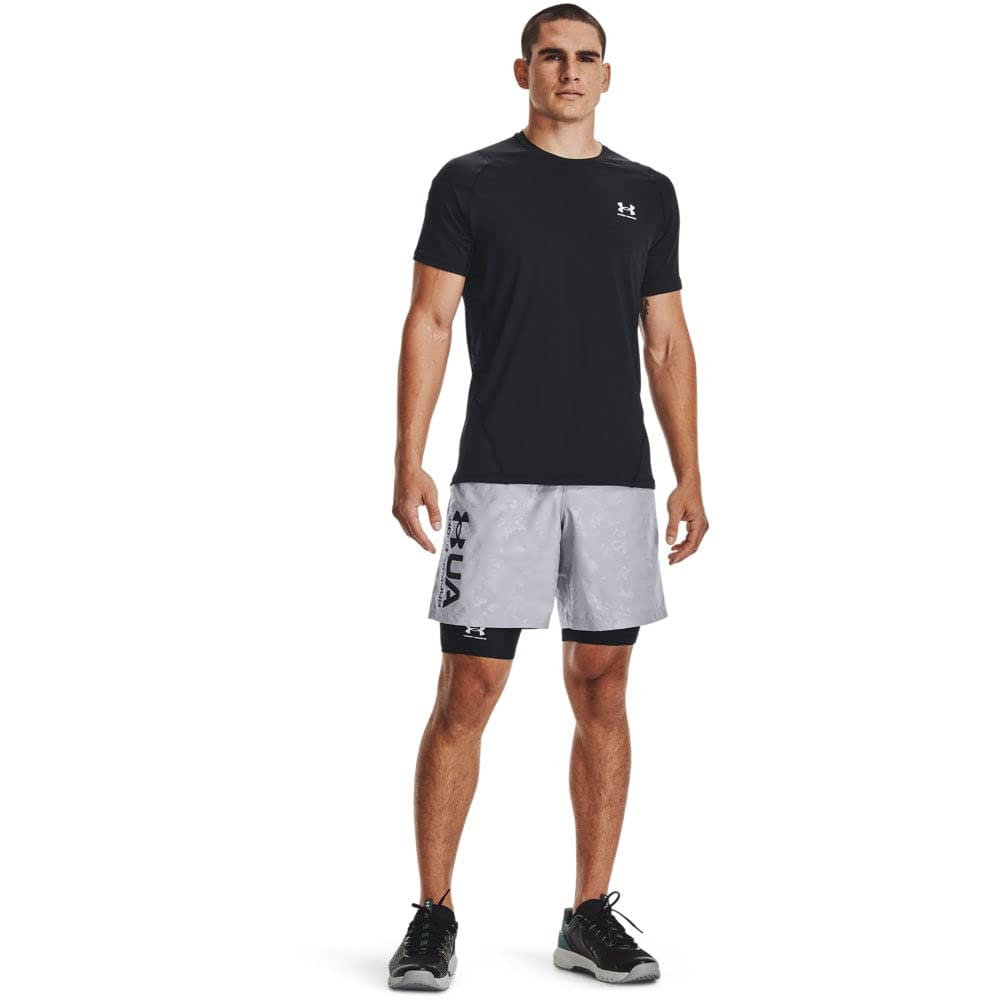Foto 3 pulgar | Pantalones Cortos Under Armour Heatgear Pocket Long Para Hombre, Color Negro, Talla M - Venta Internacional.
