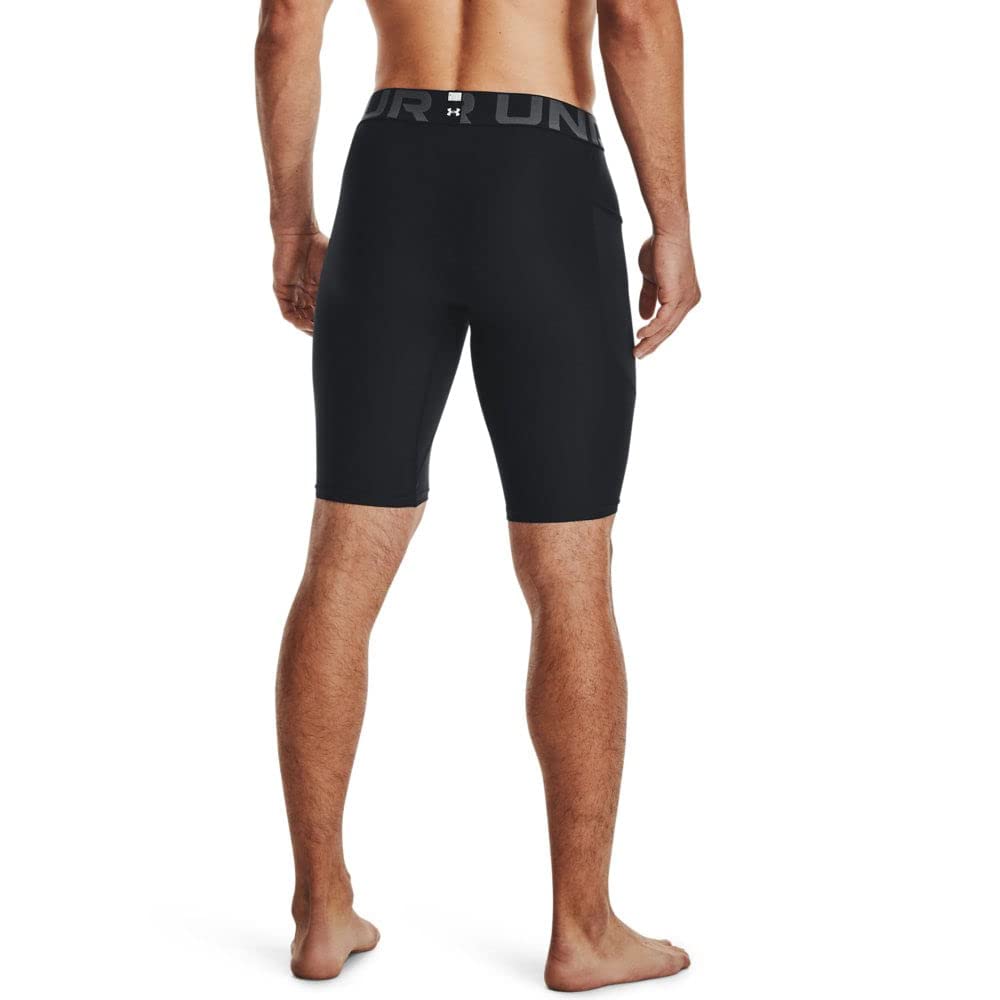 Foto 5 pulgar | Pantalones Cortos Under Armour Heatgear Pocket Long Para Hombre, Color Negro, Talla M - Venta Internacional.