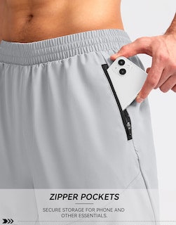 Foto 4 | Short de Entrenamiento Pudolla con Bolsillos para Hombre - Venta Internacional