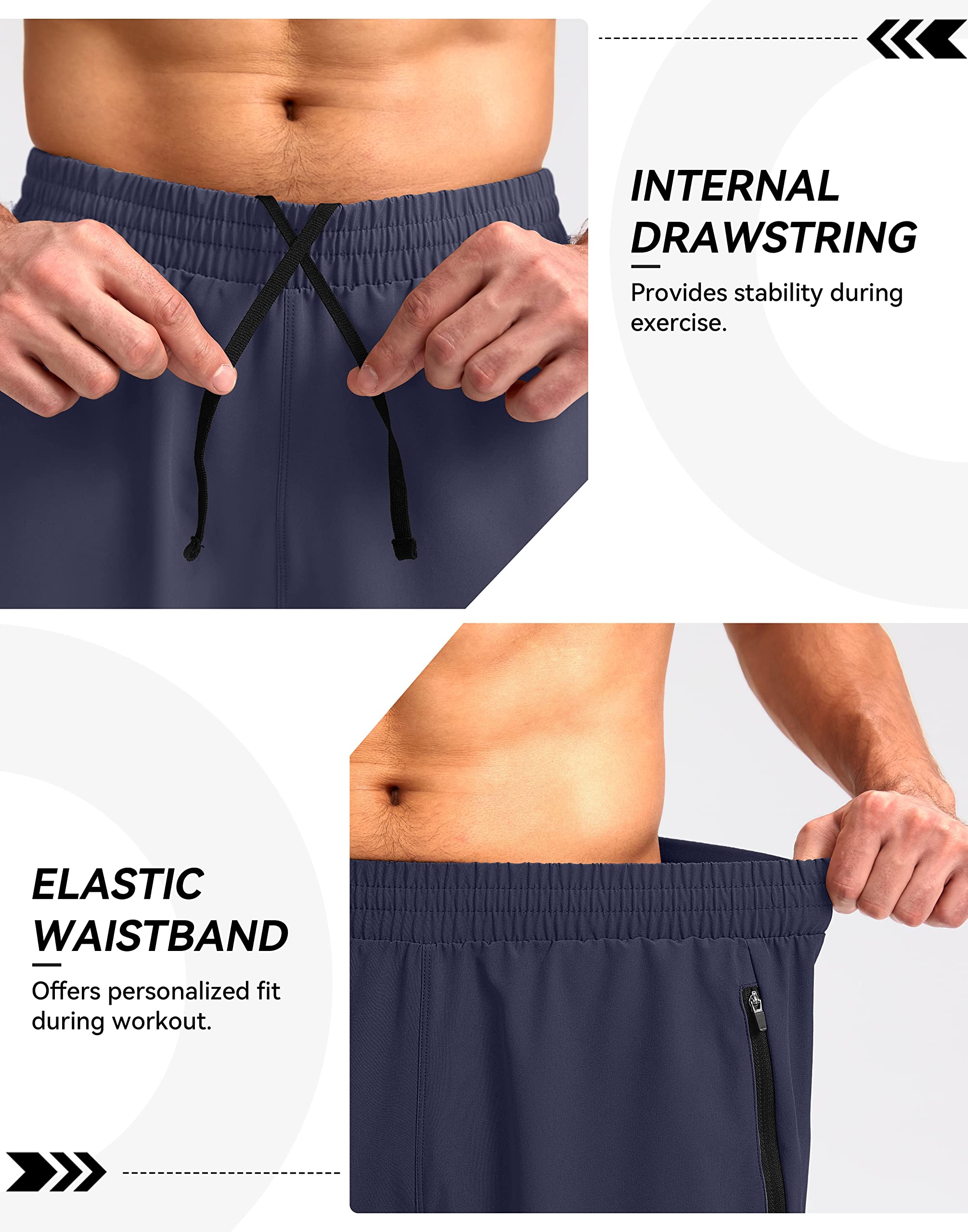 Foto 6 pulgar | Short Pudolla Azul Marino para Hombre- Venta Internacional
