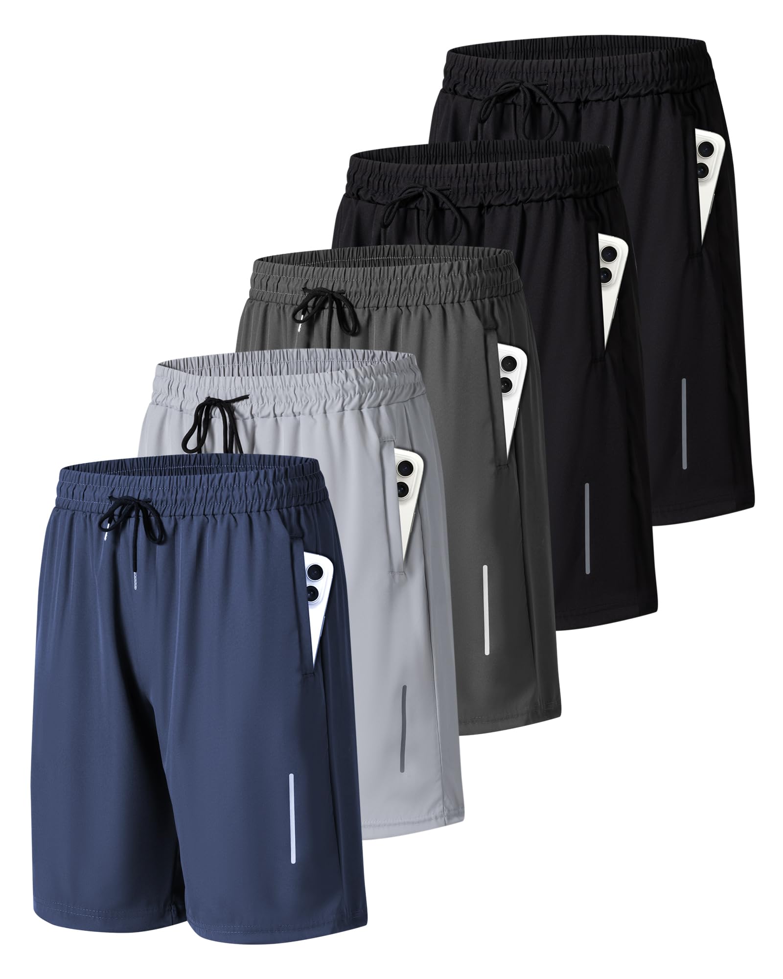 Foto 2 pulgar | Pantalones Cortos Deportivos para Hombre 5 Piezas - Venta Internacional