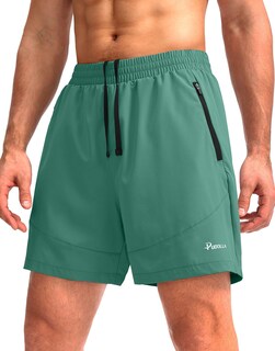 Foto 1 | Short para Correr Pudolla Verde para Hombre - Venta Internacional