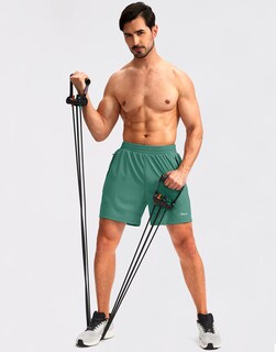 Foto 6 | Short para Correr Pudolla Verde para Hombre - Venta Internacional