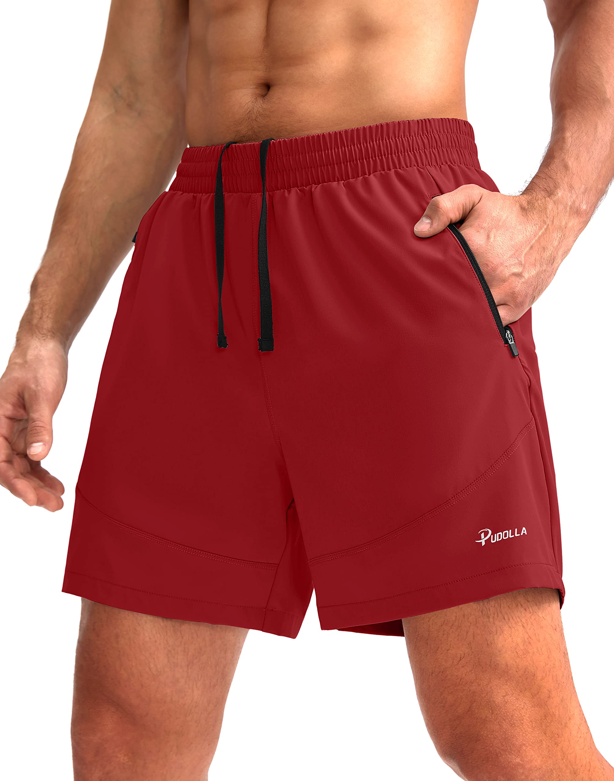 Foto 2 pulgar | Short Pudolla Rojo para Hombre - Venta Internacional