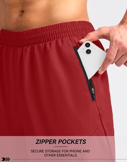 Foto 4 | Short Pudolla Rojo para Hombre - Venta Internacional