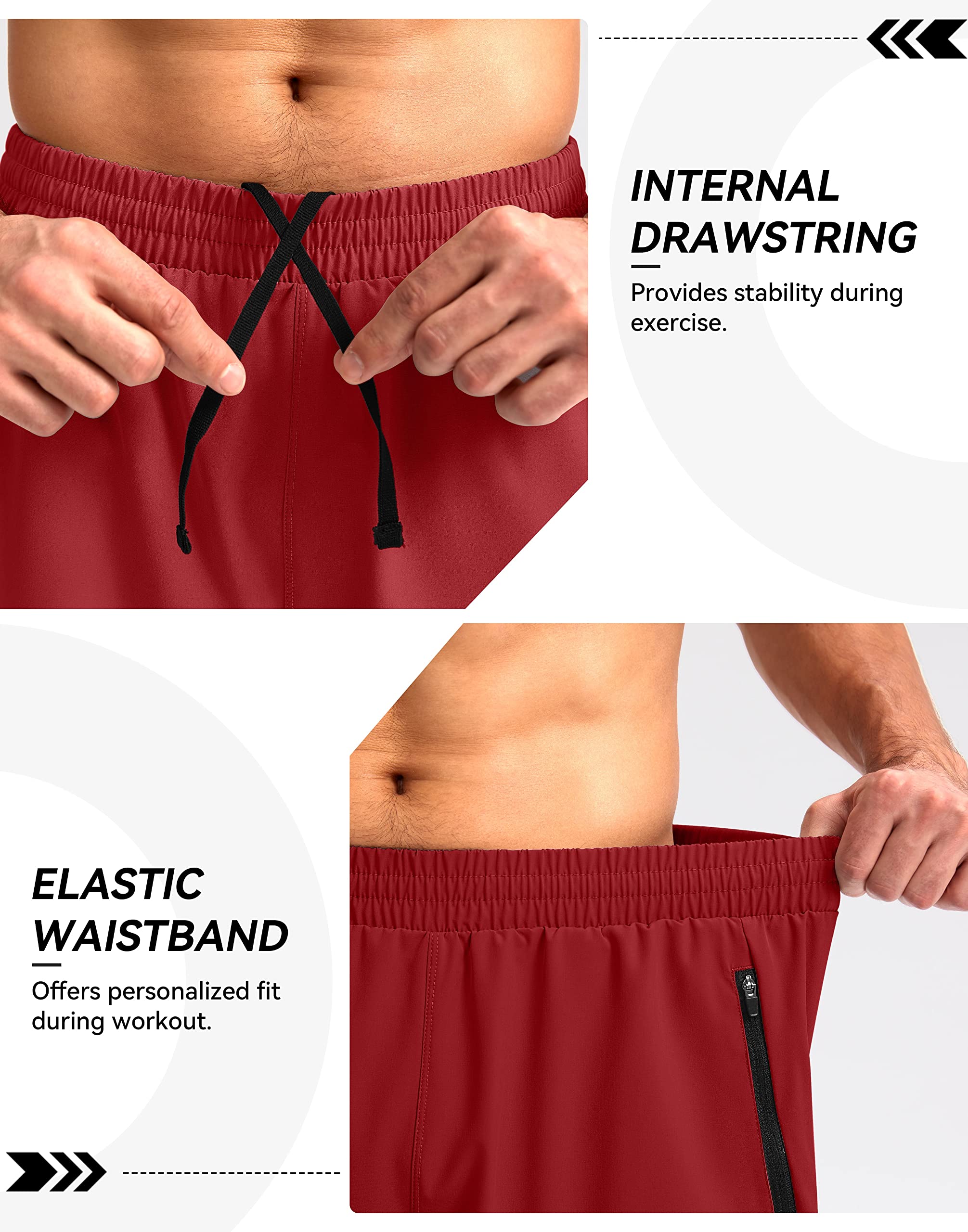 Foto 6 pulgar | Short Pudolla Rojo para Hombre - Venta Internacional