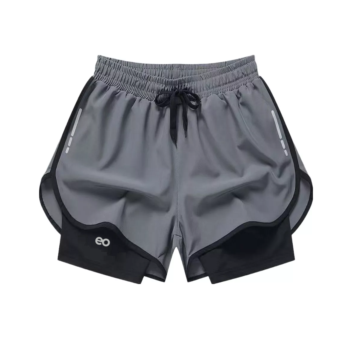 Short Con Licra Deportiva 2 En 1 Hombre Correr Gymtalla Xl Eo Safe Imports Esi-14928-1 Multicolor
