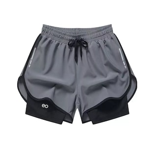 Foto 1 | Short Con Licra Deportiva 2 En 1 Hombre Correr Gymtalla Xl Eo Safe Imports Esi-14928-1 Multicolor