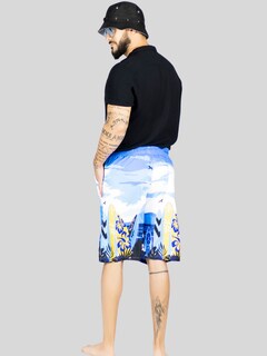 Foto 3 | Short Playa Y Alberca Hombre Estampado Sh-063 D4 Traje Baño Con Forro