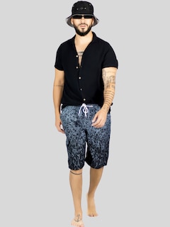 Foto 2 | Short Playa Y Alberca Hombre Estampado Sh-063 D6 Traje Baño Con Forro