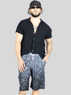 Foto 7 | Short Playa Y Alberca Hombre Estampado Sh-063 D6 Traje Baño Con Forro