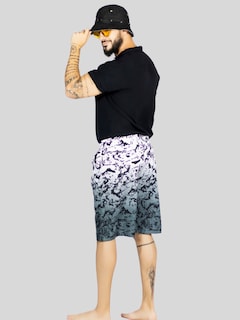 Foto 3 | Short Playa Y Alberca Hombre Estampado Sh-063 D3 Traje Baño Con Forro