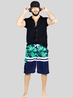 Foto 2 | Short Playa Y Alberca Hombre Estampado Sh-063 D2 Traje Baño Con Forro