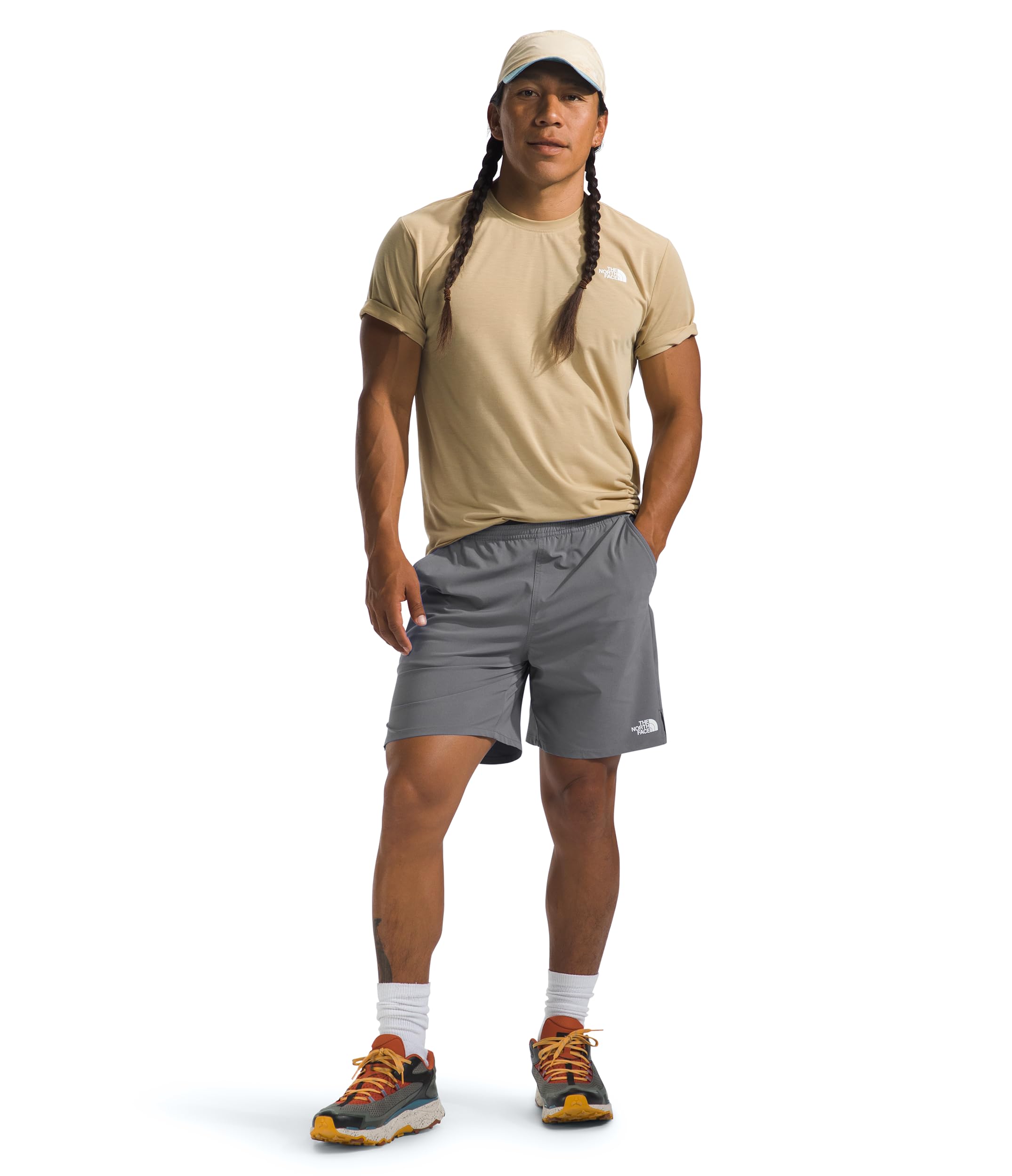 Foto 2 pulgar | Pantalones Cortos The North Face Wander 2.0 Para Hombre Smoked Pearl Xs - Venta Internacional.