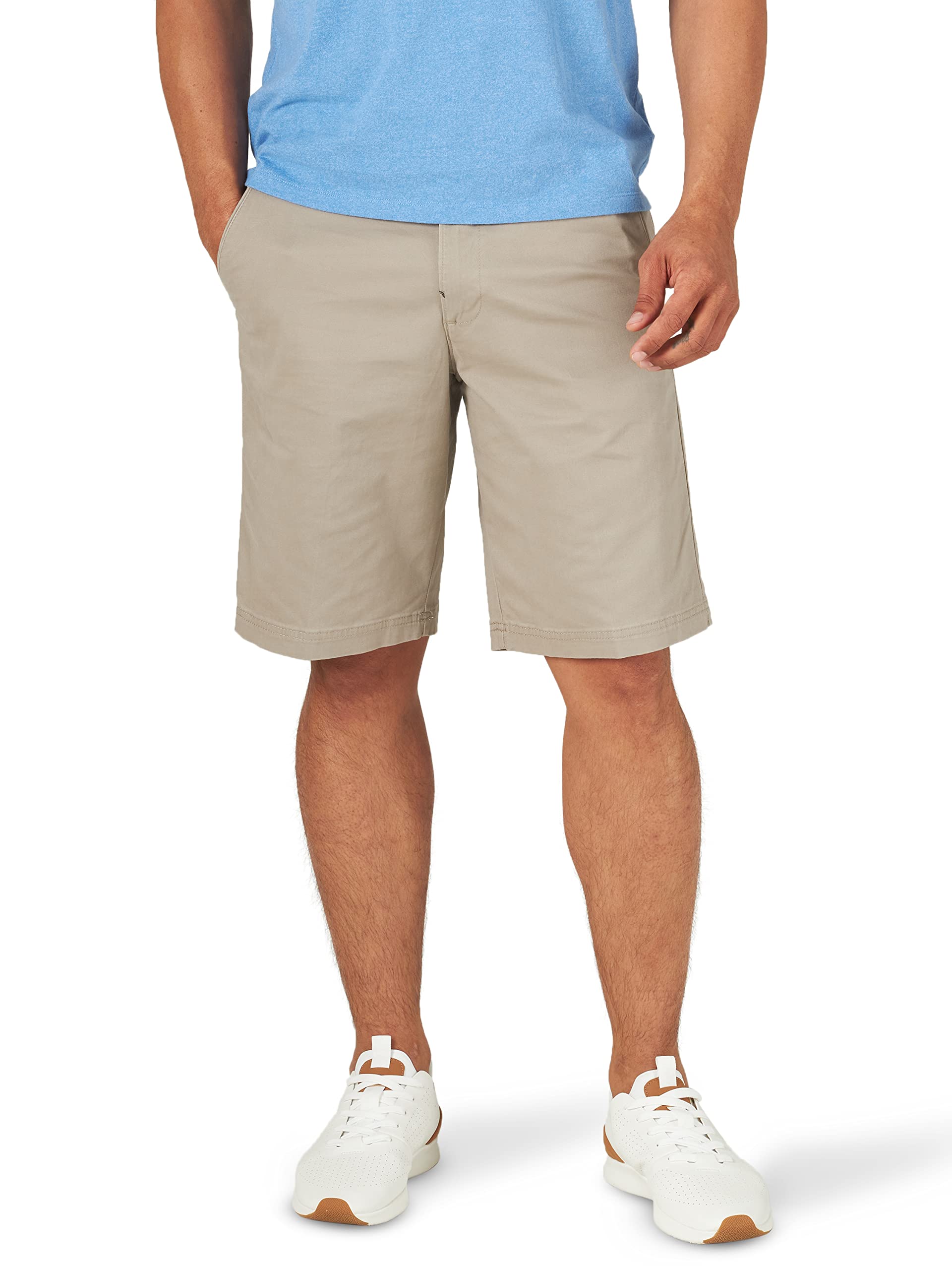 Foto 1 | Pantalones Cortos Lee Extreme Motion Flat Front 32 Pebble Para Hombre - Venta Internacional.