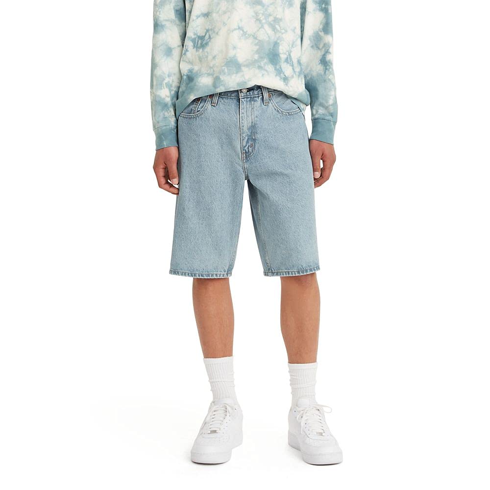 Pantalones Cortos De Mezclilla Levi's 569 Loose Straight Light Indigo 36us - Venta Internacional. $1,198