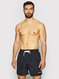 Foto 4 | Traje De Baño Short Armani Exchange Negro Para Playa Hombre - Original