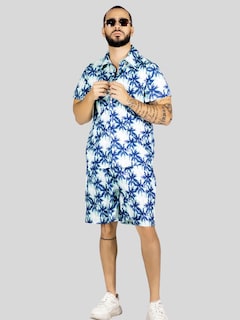 Foto 5 | Conjunto Hombre Verano Camisa Y Short A Juego Conj-076 Diseño 14 Alberca Playa Y Calor