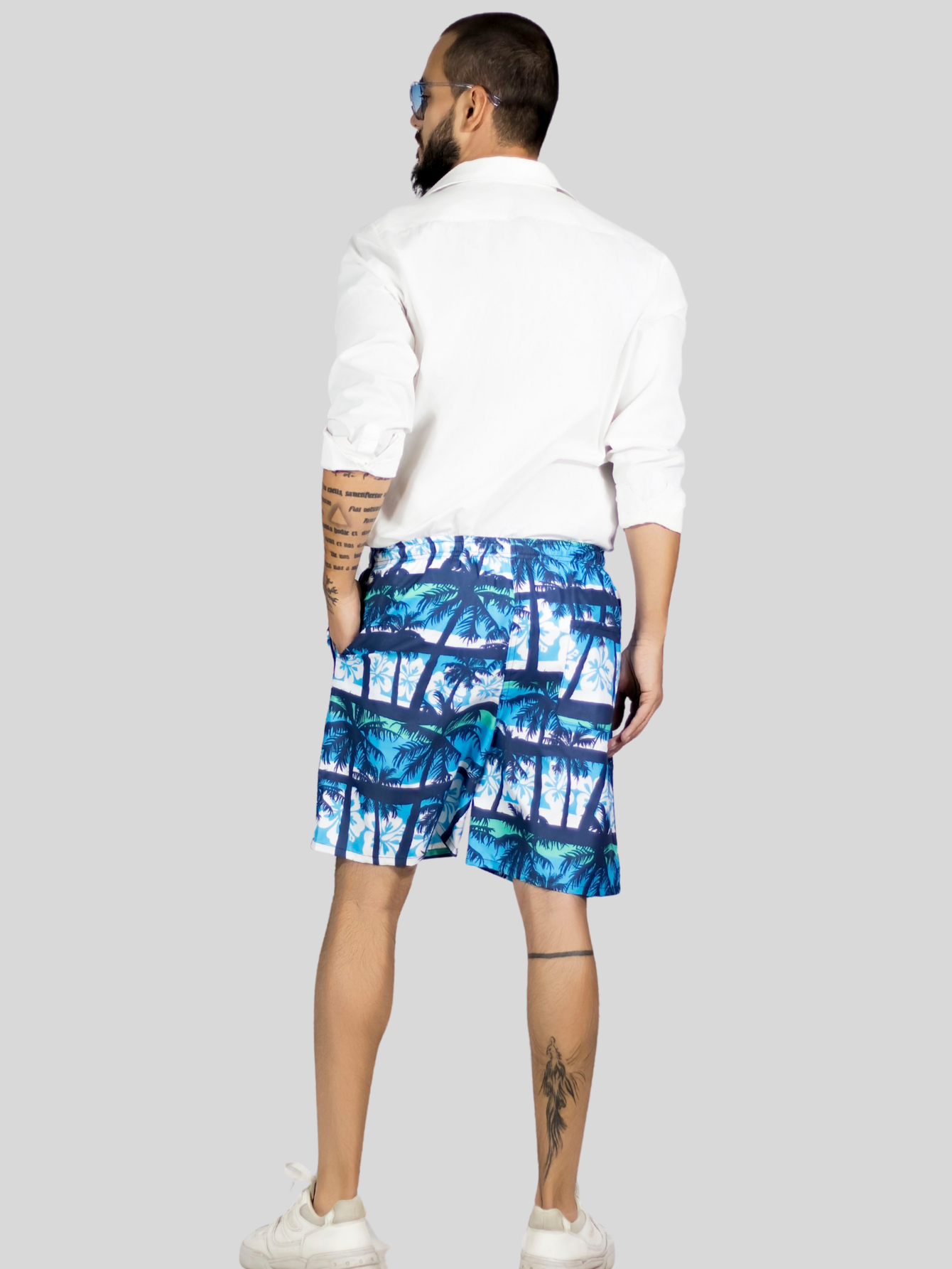 Foto 4 pulgar | Short Hombre Traje De Baño O Casual Sh-059 D5 Cintura Ajustable Y Bolsas