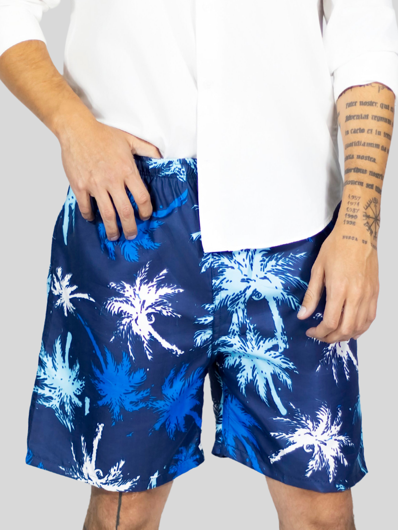 Foto 5 | Short Hombre Traje De Baño O Casual Sh-059 D6 Cintura Ajustable Y Bolsas