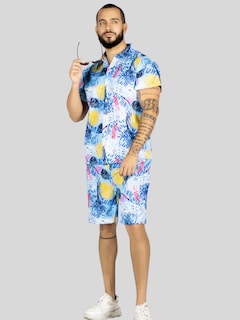 Foto 5 | Conjunto Hombre Verano Camisa Y Short A Juego Conj-076 Diseño 12 Alberca Playa Y Calor