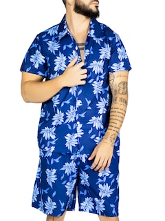 Foto 1 | Conjunto Hombre Verano Camisa Y Short A Juego Conj-076 Diseño 4 Alberca Playa Y Calor