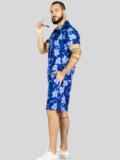 Foto 4 | Conjunto Hombre Verano Camisa Y Short A Juego Conj-076 Diseño 4 Alberca Playa Y Calor