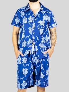 Foto 6 | Conjunto Hombre Verano Camisa Y Short A Juego Conj-076 Diseño 4 Alberca Playa Y Calor