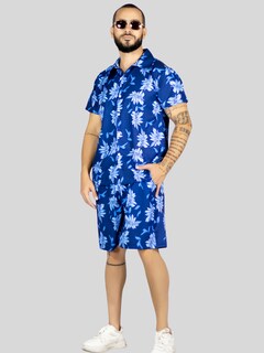 Foto 2 | Conjunto Hombre Verano Camisa Y Short A Juego Conj-076 Diseño 4 Alberca Playa Y Calor